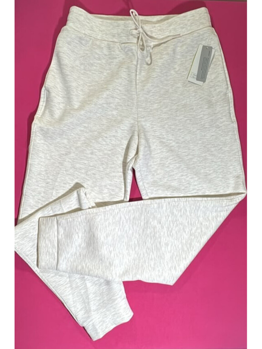 All in Motion Airy Sleek Jogger – Light Beige Soft Stretch High Rise Size M